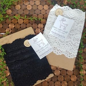 Lace boot cuffs